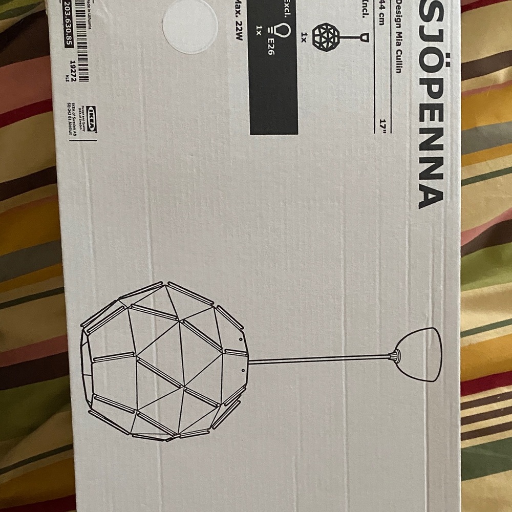 IKEA SJÖPENNA Geometric Pendant Light